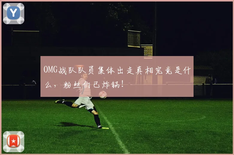 OMG战队队员集体出走真相究竟是什么,粉丝们已炸锅!