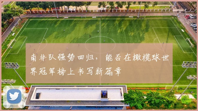 南非队强势回归，能否在橄榄球世界冠军榜上书写新篇章